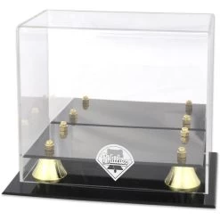 Philadelphia Phillies Fanatics Authentic Golden Classic Logo Mini Helmet Case