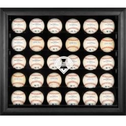 Philadelphia Phillies Fanatics Authentic Logo Black Framed 30-Ball Display Case