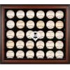 Philadelphia Phillies Fanatics Authentic Logo Brown Framed 30-Ball Display Case