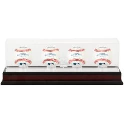 Philadelphia Phillies Fanatics Authentic Mahogany 4-Baseball Display Case