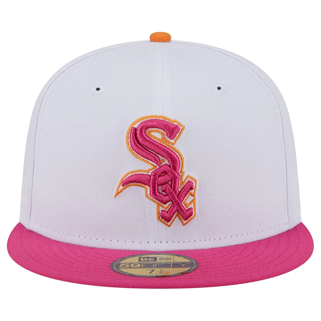 Men's Chicago White Sox New Era White/Pink 2005 World Champions 59FIFTY Fitted Hat - Image 2