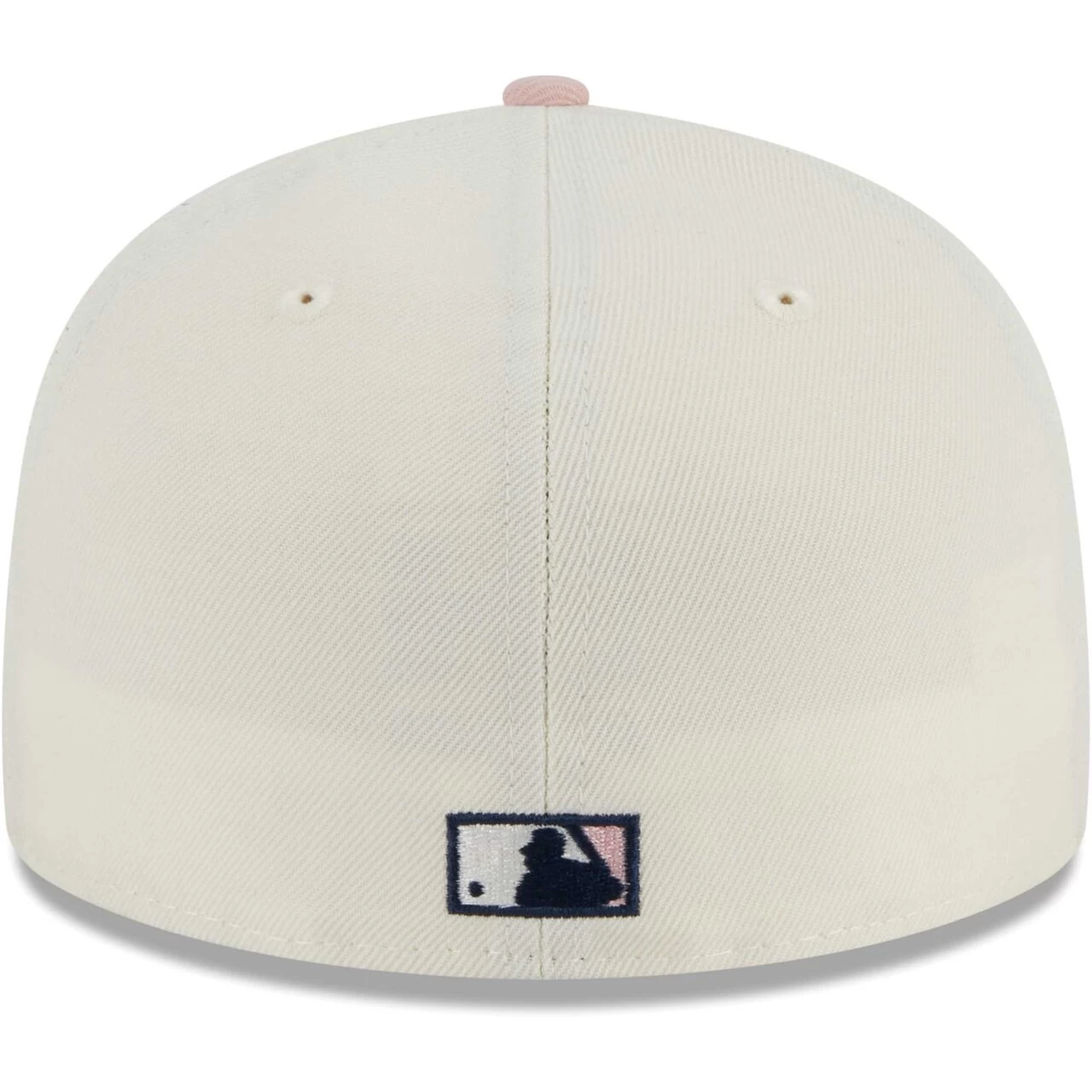 Men's Los Angeles Angels New Era White/Pink Chrome Rogue 59FIFTY Fitted Hat - Image 4