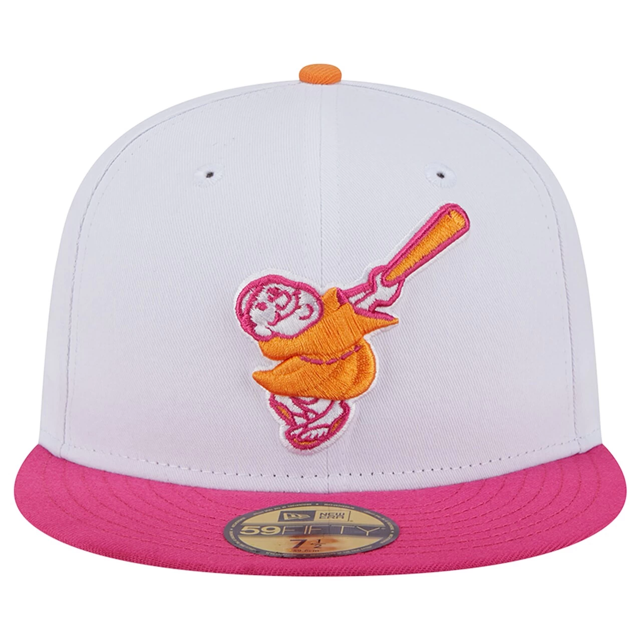 Men's San Diego Padres New Era White/Pink 40th Team Anniversary 59FIFTY Fitted Hat - Image 2