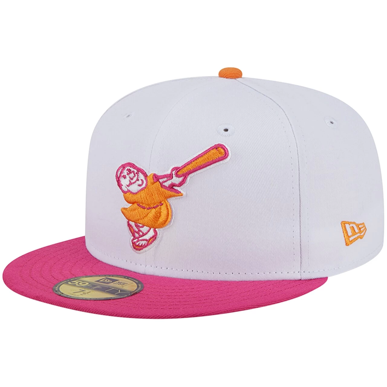 Men's San Diego Padres New Era White/Pink 40th Team Anniversary 59FIFTY Fitted Hat - Image 3