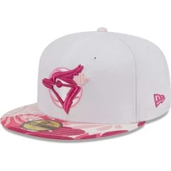 Men's Toronto Blue Jays New Era White/Pink Flamingo 59FIFTY Fitted Hat