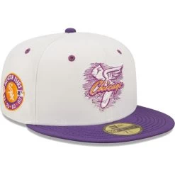 Men's Chicago White Sox New Era White/Purple Four-Time MLB All-Star Game Hosts Grape Lolli 59FIFTY Fitted Hat