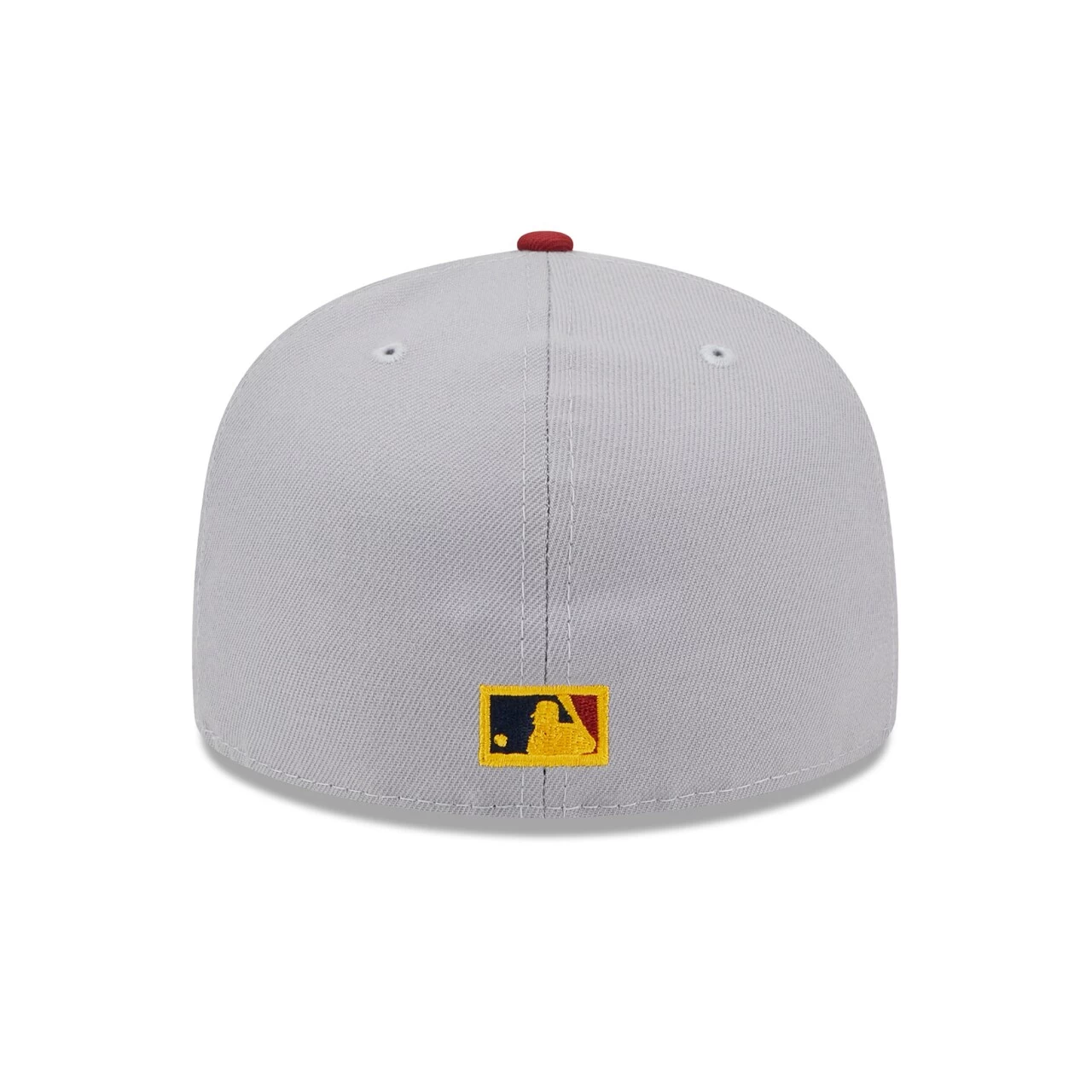 Men's Chicago Cubs New Era Gray/Red Navy Undervisor 59FIFTY Fitted Hat - Image 4