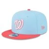 Men's Washington Nationals New Era Light Blue/Red Spring Basic Two-Tone 9FIFTY Snapback Hat