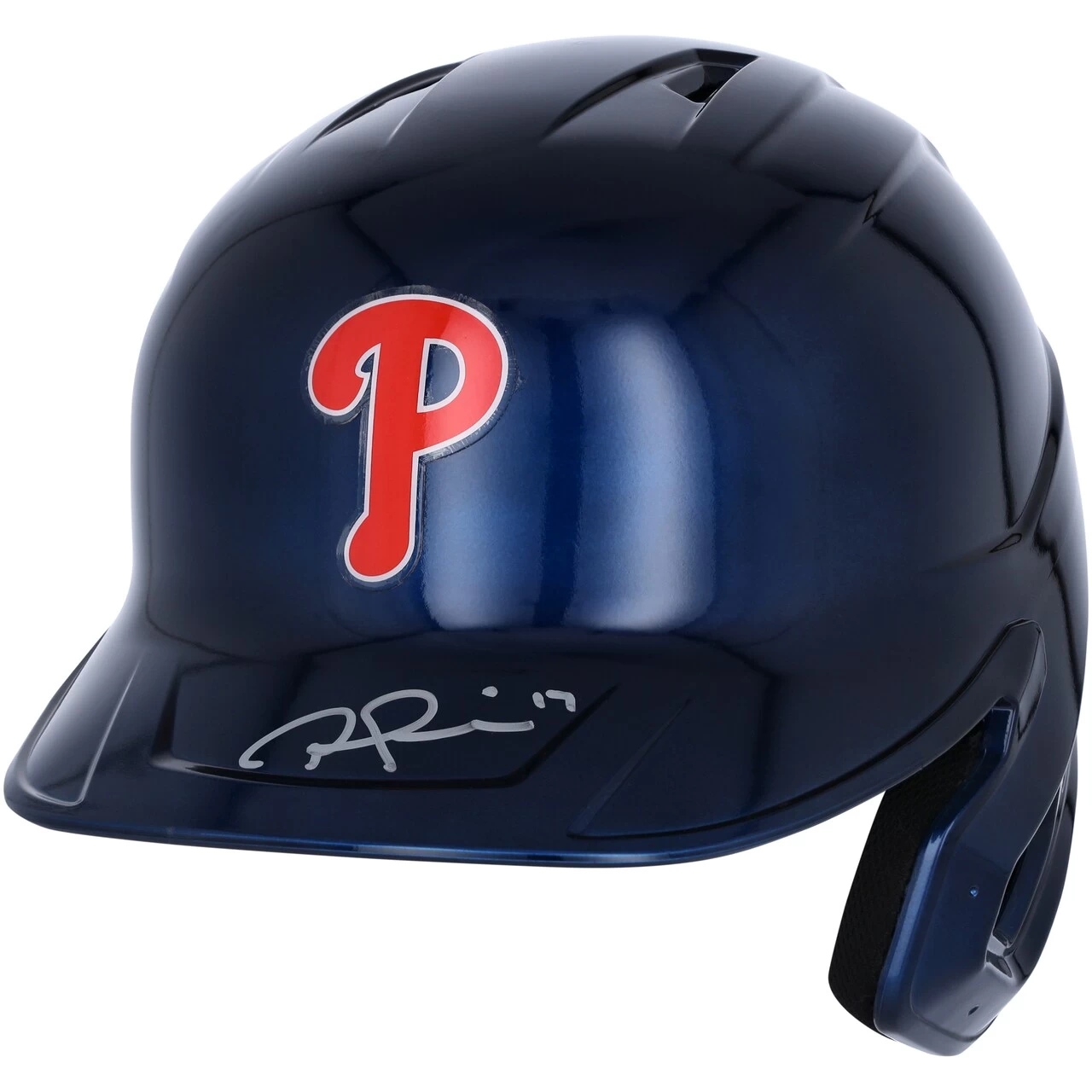 Rhys Hoskins Philadelphia Phillies Fanatics Authentic Autographed Alternate Chrome Rawlings Mach Pro Replica Batting Helmet - Fanatics Exclusive