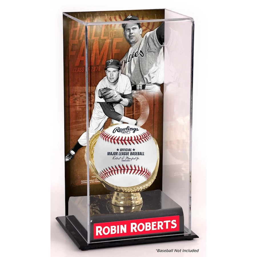 Philadelphia Phillies Robin Roberts Fanatics Authentic Hall Of Fame Sublimated Display Case With Image
