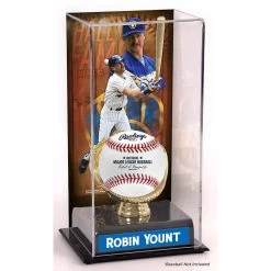 Milwaukee Brewers Robin Yount Fanatics Authentic Hall Of Fame Sublimated Display Case With Image