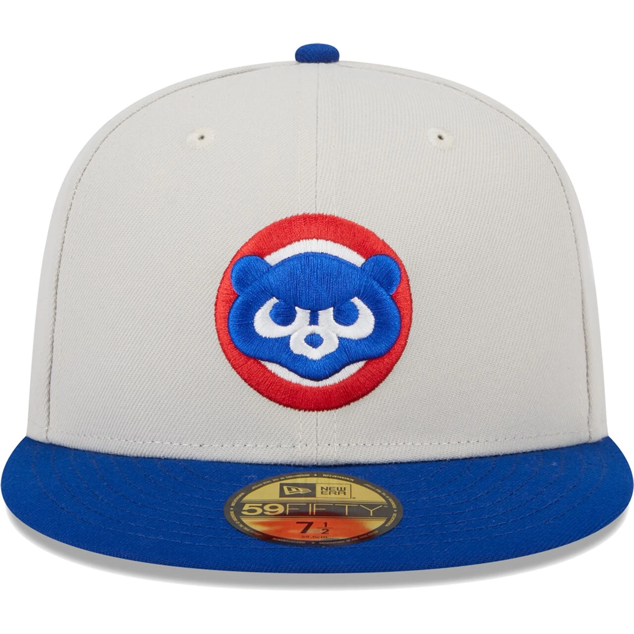 Men's Chicago Cubs New Era Gray/Royal World Class Back Patch 59FIFTY Fitted Hat - Image 2