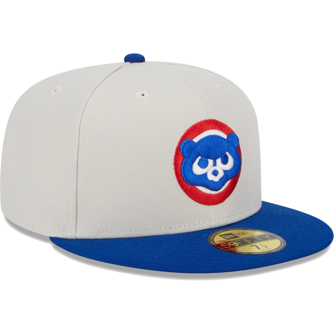 Men's Chicago Cubs New Era Gray/Royal World Class Back Patch 59FIFTY Fitted Hat - Image 3