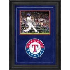 Texas Rangers Fanatics Authentic Deluxe Framed 8" X 10" Horizontal Photograph Frame With Team Logo