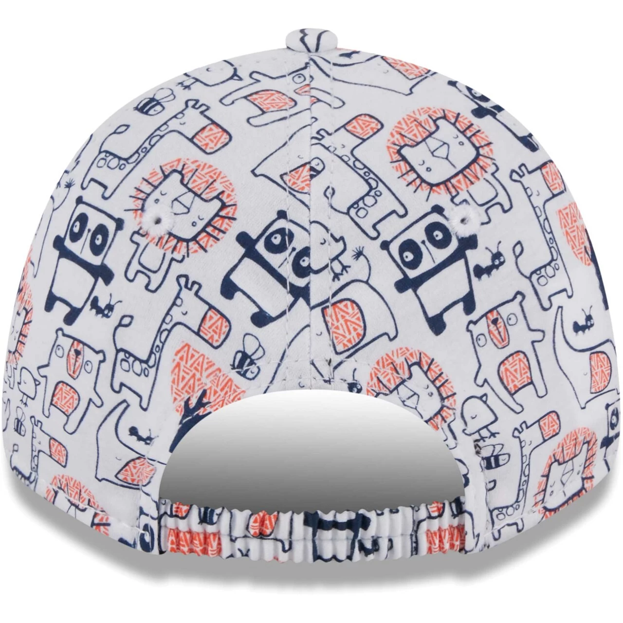 Toddler Houston Astros New Era White Pattern 9FORTY Flex Hat - Image 4