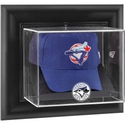 Toronto Blue Jays Fanatics Authentic Black Framed Wall-Mounted Logo Cap Display Case