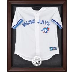 Toronto Blue Jays Fanatics Authentic Brown Framed Logo Jersey Display Case