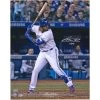 Autographed Toronto Blue Jays Vladimir Guerrero Jr. Fanatics Authentic 16" X 20" Hitting In White Jersey Photograph