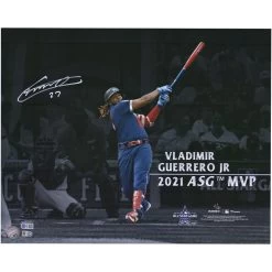 Autographed Toronto Blue Jays Vladimir Guerrero Fanatics Authentic 16'' X 20'' 2021 All-Star Game Collage Photograph - Limited Edition Of 21