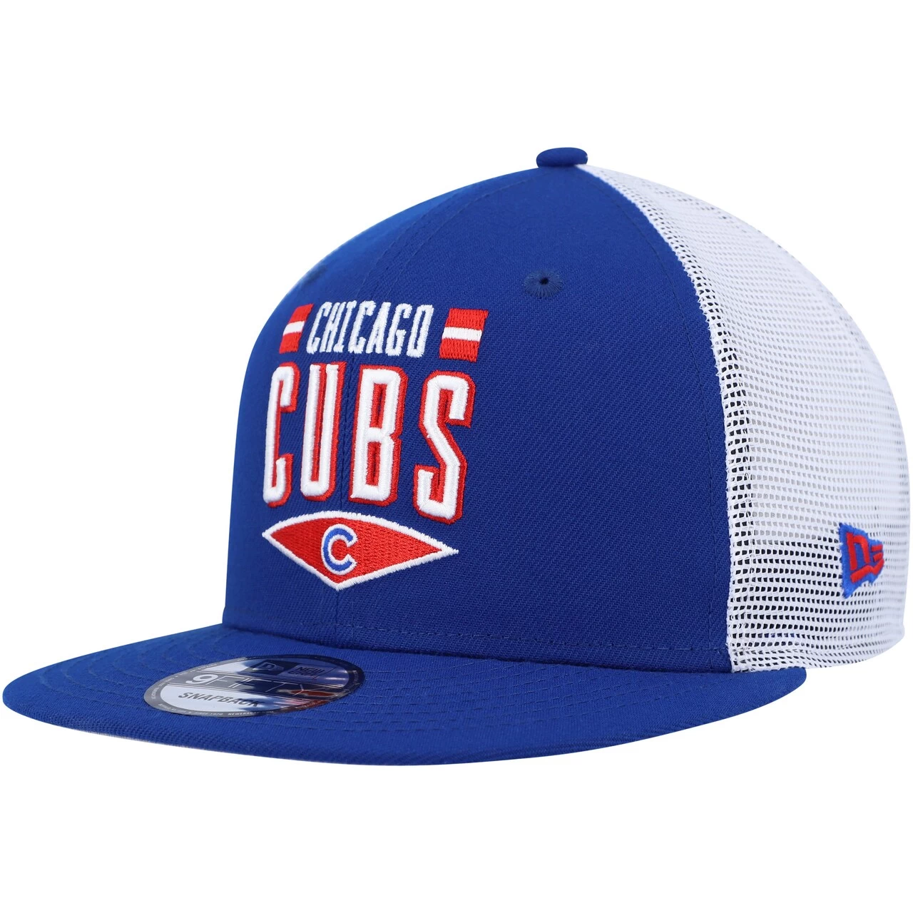 Men's Chicago Cubs New Era Royal/White Base Trucker 9FIFTY Snapback Hat