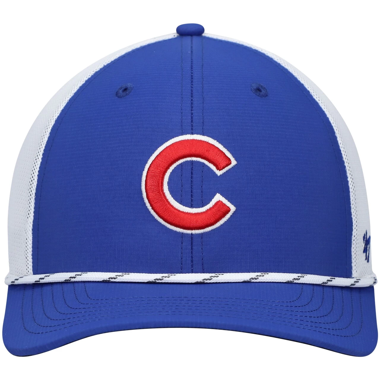 Men's Chicago Cubs '47 Royal/White Burden Trucker Snapback Hat - Image 2