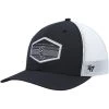 Men's Chicago White Sox '47 Black/White Burgess Trucker Snapback Hat