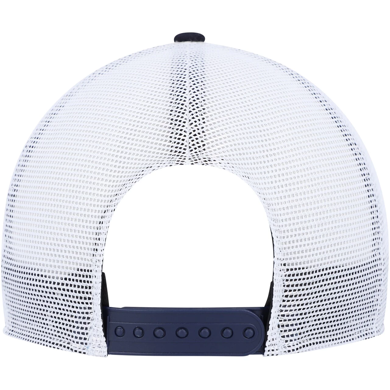 Men's Cleveland Guardians New Era Navy/White Base Trucker 9FIFTY Snapback Hat - Image 4