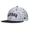 Men's Houston Astros Fanatics Branded Black/White Smoke Dye Fitted Hat
