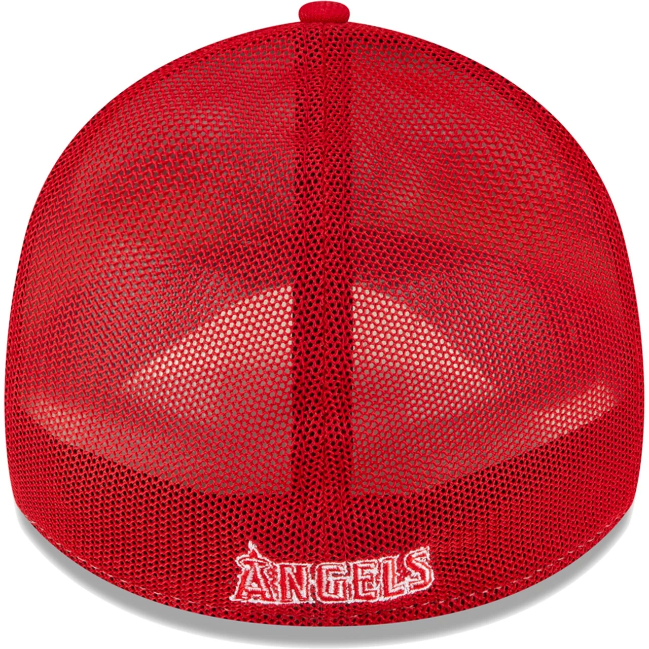 Men's Los Angeles Angels New Era Red/White 2023 On-Field Batting Practice 39THIRTY Flex Hat - Image 4