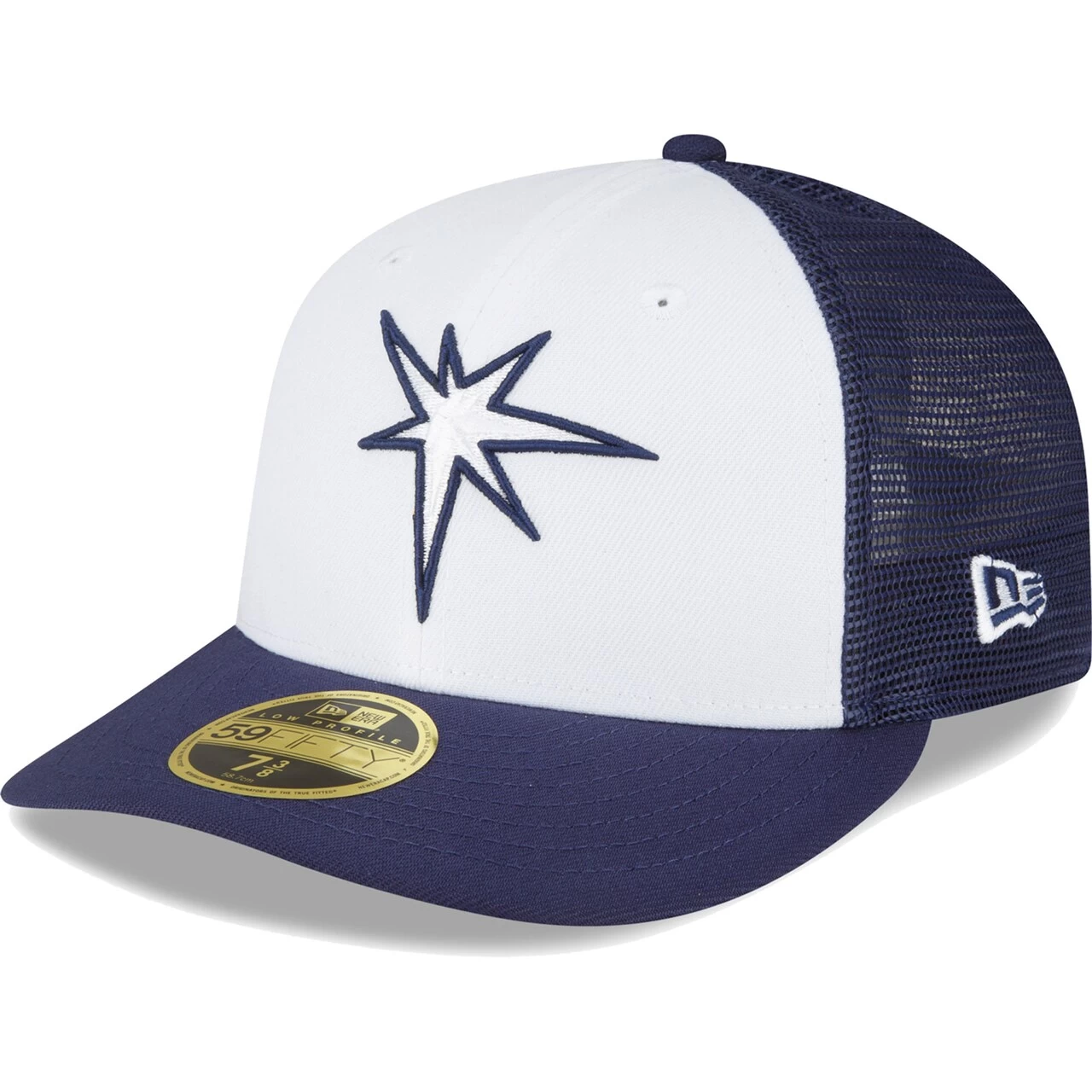 Men's Tampa Bay Rays New Era Navy/White 2023 On-Field Batting Practice Low Profile 59FIFTY Fitted Hat