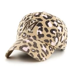 Women's Miami Marlins '47 Khaki Bagheera Clean Up Adjustable Hat