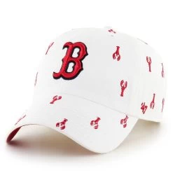 Women's Boston Red Sox '47 White Clean Up Adjustable Hat