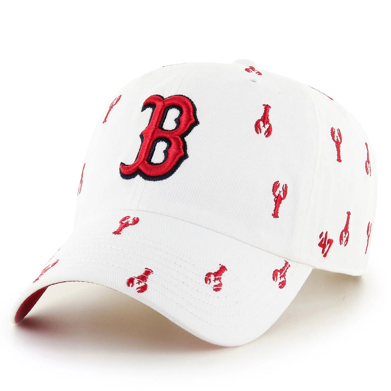 Women's Boston Red Sox '47 White Clean Up Adjustable Hat
