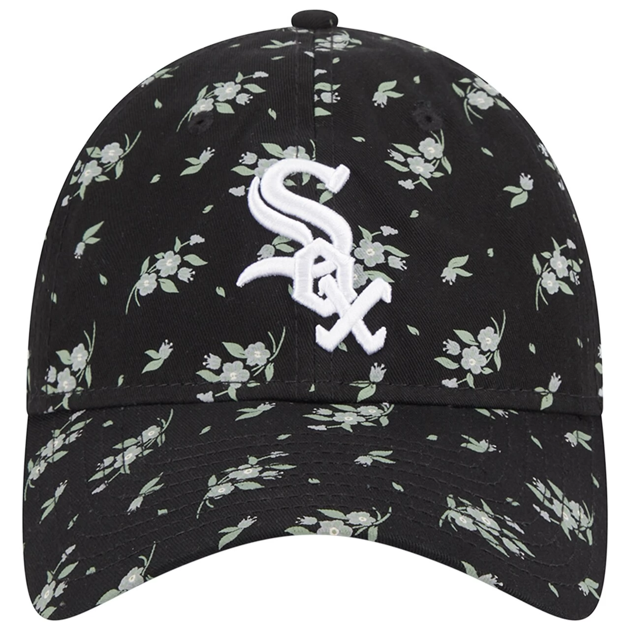 Women's Chicago White Sox New Era Black Bloom 9TWENTY Adjustable Hat - Image 2