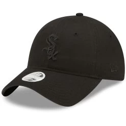 Women's Chicago White Sox New Era Black On Black Core Classic II 9TWENTY Adjustable Hat