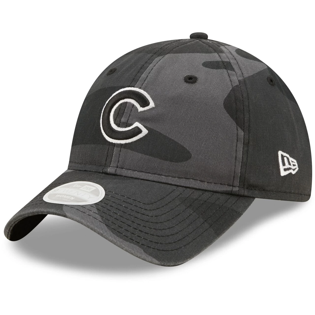 Women's Chicago Cubs New Era Graphite Midnight Camo Core Classic 9TWENTY Adjustable Hat