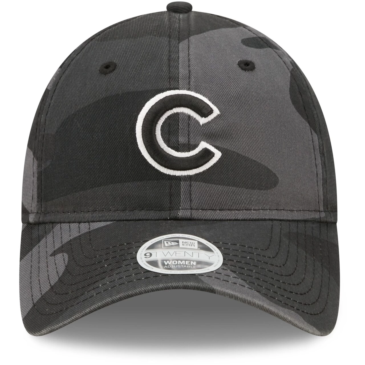 Women's Chicago Cubs New Era Graphite Midnight Camo Core Classic 9TWENTY Adjustable Hat - Image 2