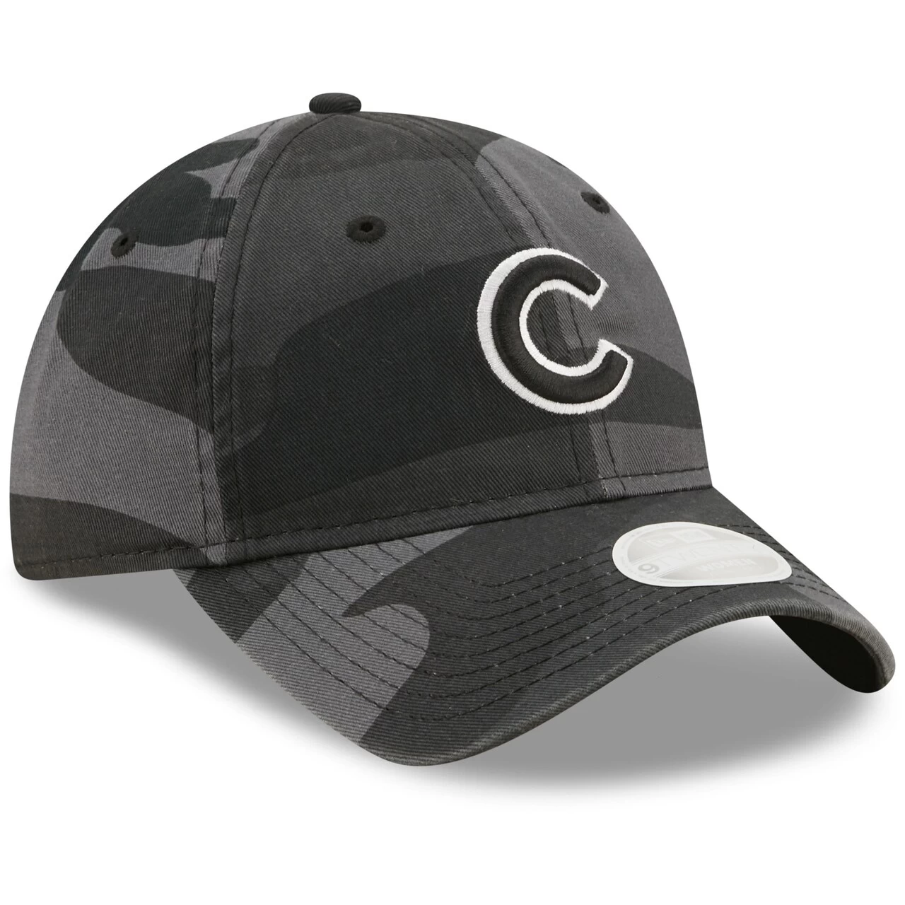 Women's Chicago Cubs New Era Graphite Midnight Camo Core Classic 9TWENTY Adjustable Hat - Image 3