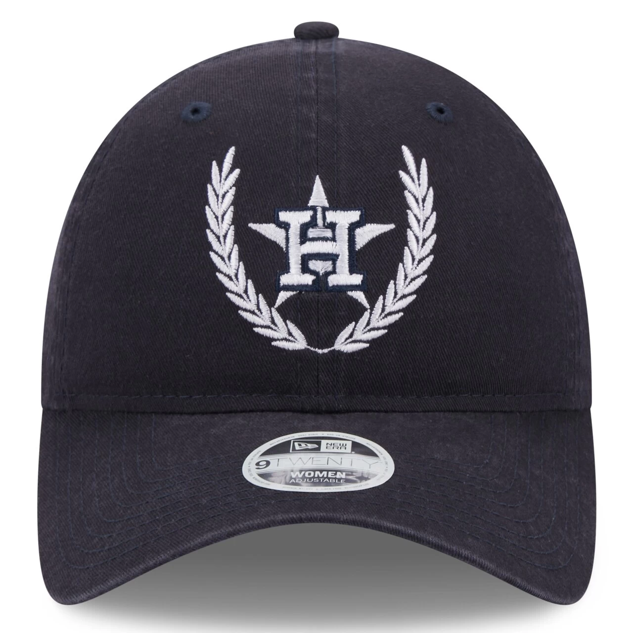 Women's Houston Astros New Era Navy Leaves 9TWENTY Adjustable Hat - Image 2