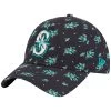Women's Seattle Mariners New Era Navy Bloom 9TWENTY Adjustable Hat