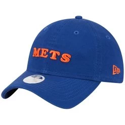 Women's New York Mets New Era Royal Shoutout 9TWENTY Adjustable Hat