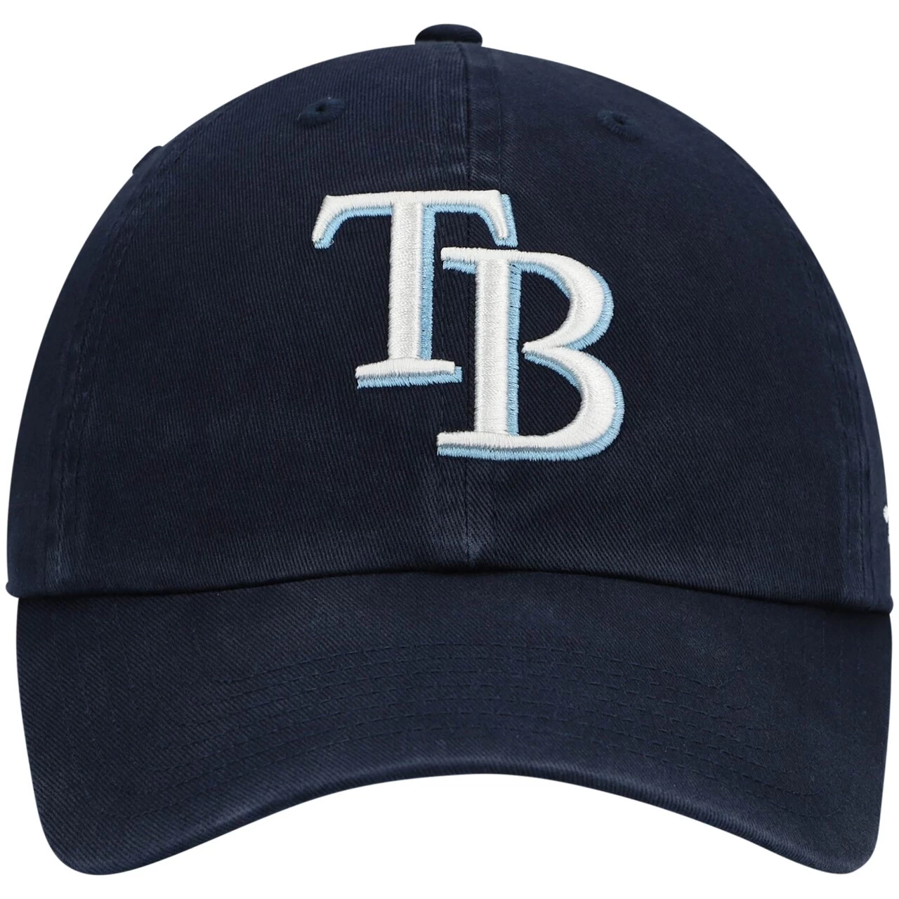 Youth Tampa Bay Rays '47 Navy Team Logo Clean Up Adjustable Hat - Image 2