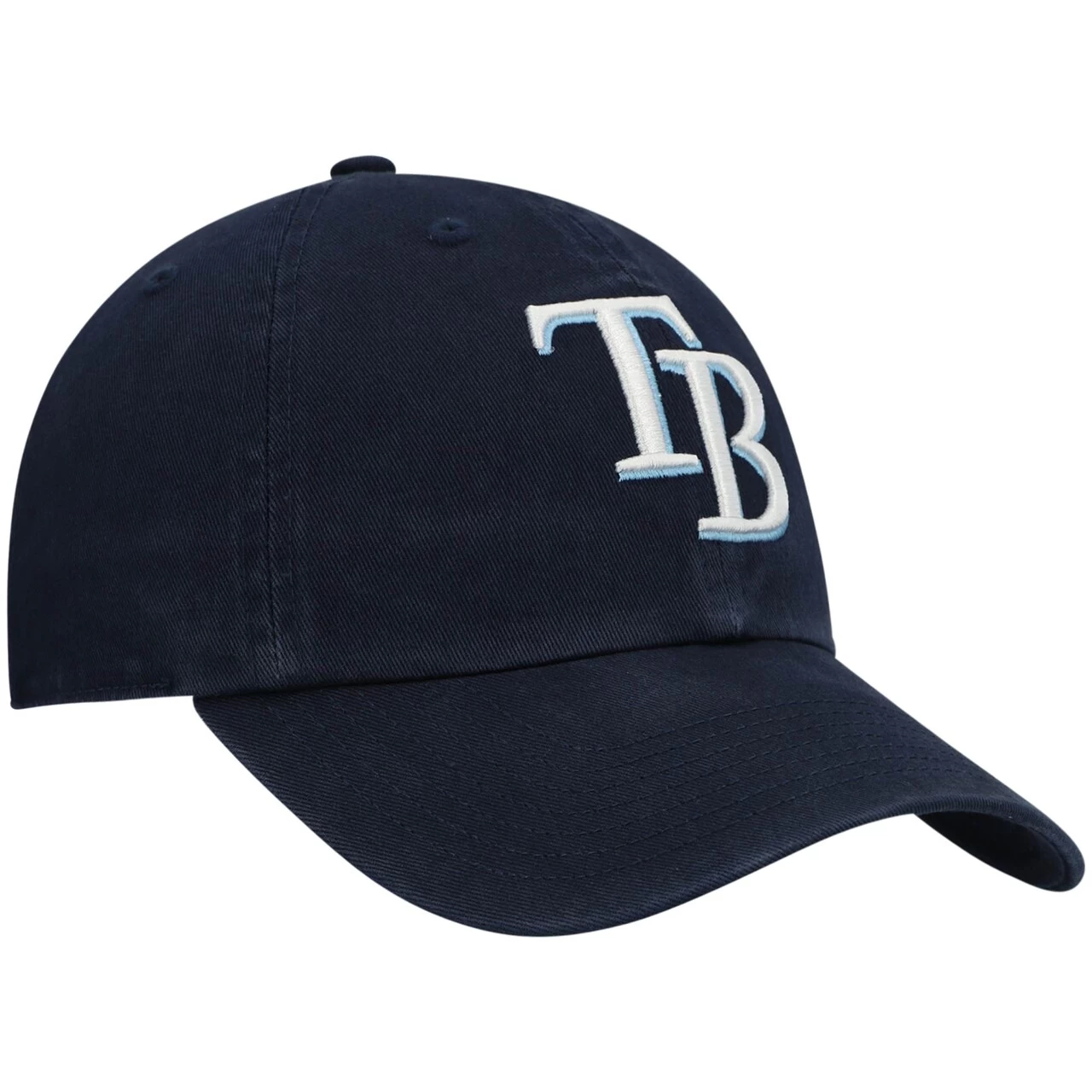 Youth Tampa Bay Rays '47 Navy Team Logo Clean Up Adjustable Hat - Image 3