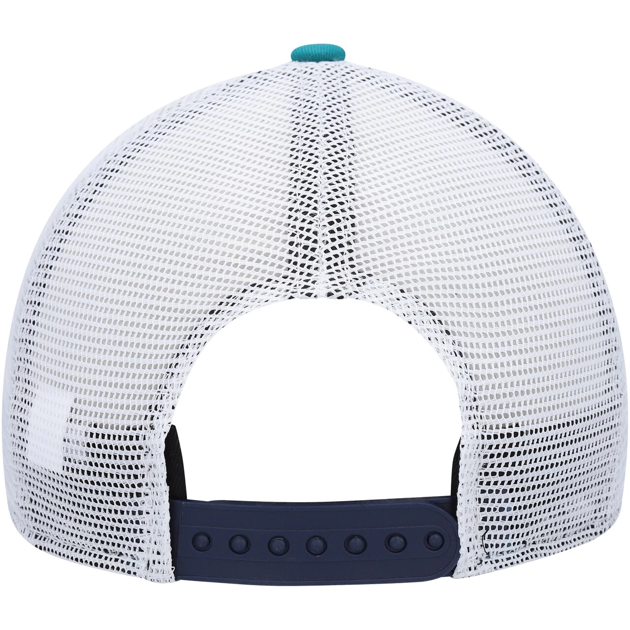 Youth Seattle Mariners New Era Navy Patch Trucker 9FORTY Snapback Hat - Image 4