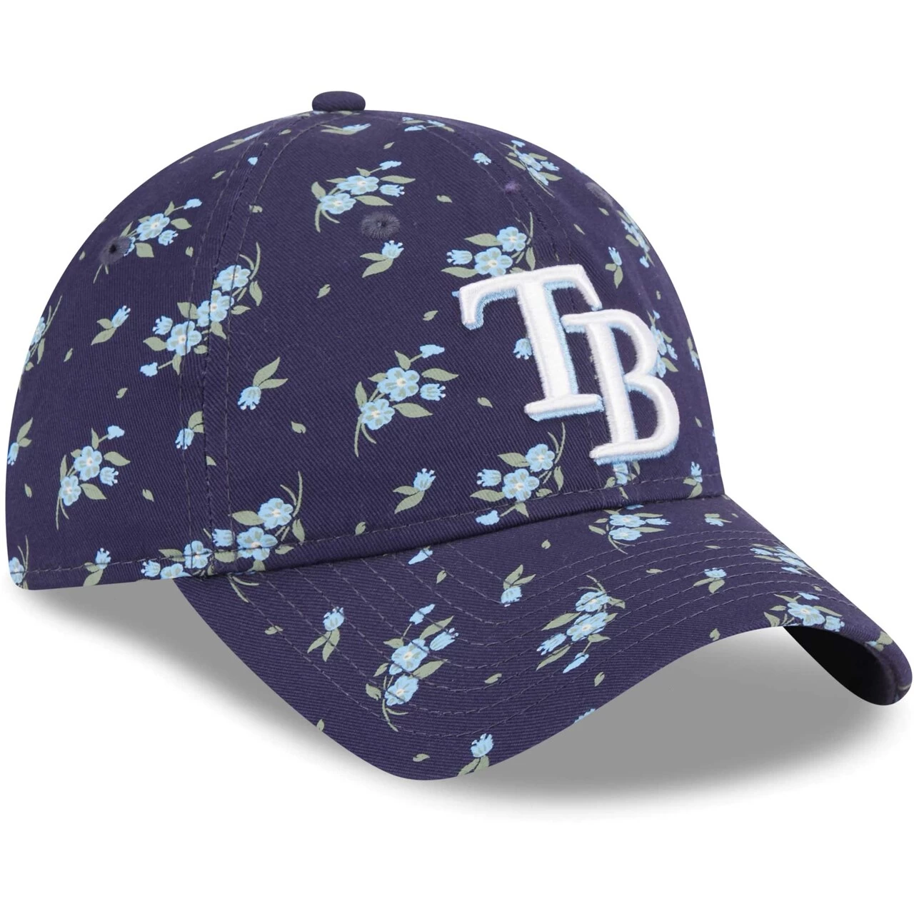 Youth Tampa Bay Rays New Era Navy Bloom 9TWENTY Adjustable Hat - Image 3