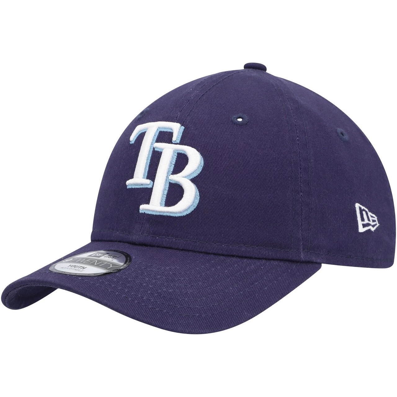 Youth Tampa Bay Rays New Era Navy Core Classic 9TWENTY Adjustable Hat