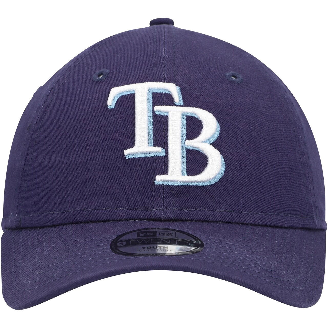Youth Tampa Bay Rays New Era Navy Core Classic 9TWENTY Adjustable Hat - Image 2