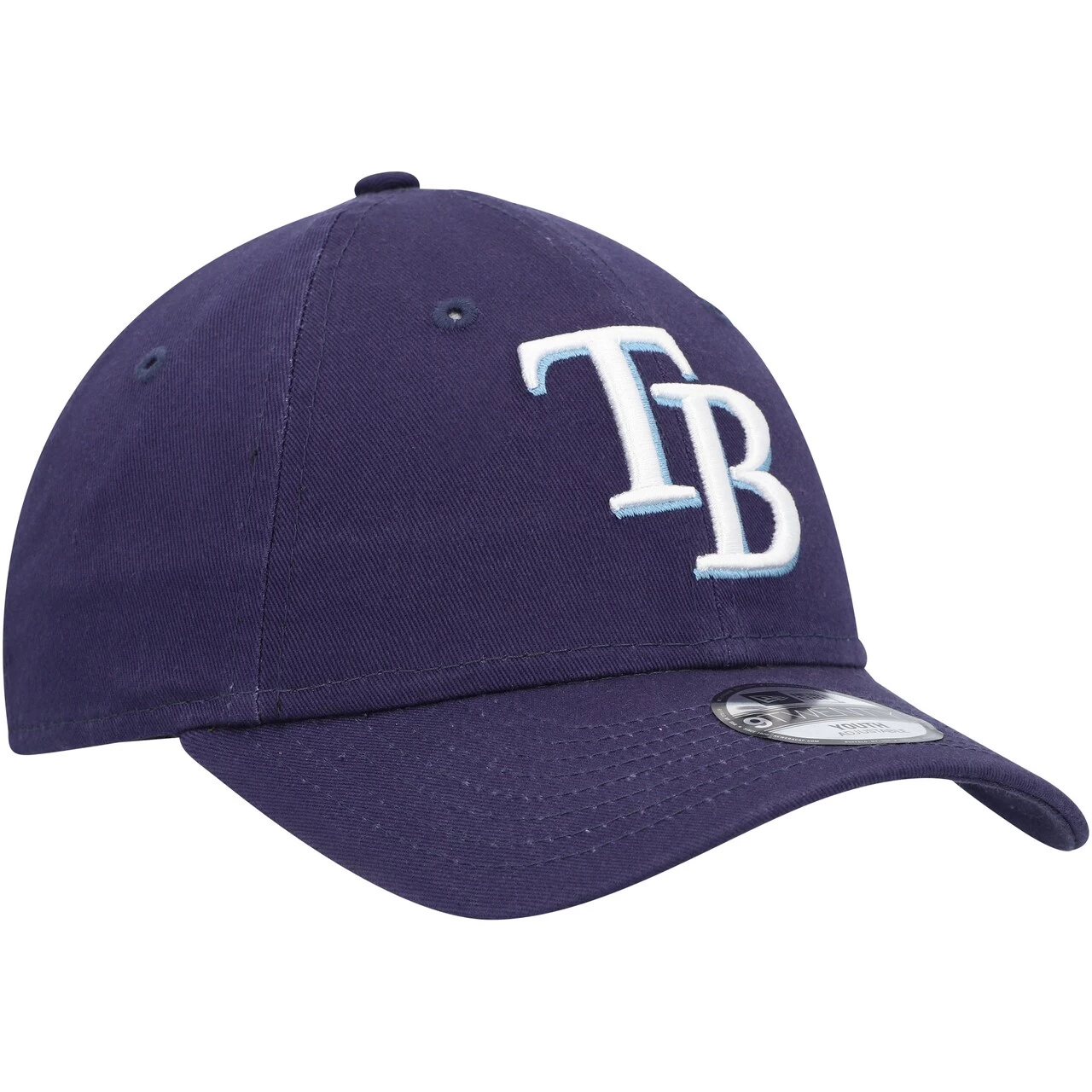 Youth Tampa Bay Rays New Era Navy Core Classic 9TWENTY Adjustable Hat - Image 3