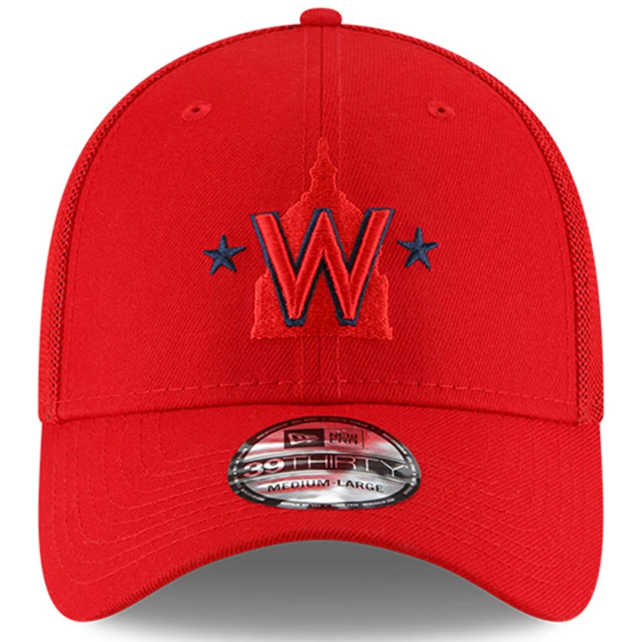 Youth Washington Nationals New Era Red 2023 Batting Practice 39THIRTY Flex Hat - Image 2