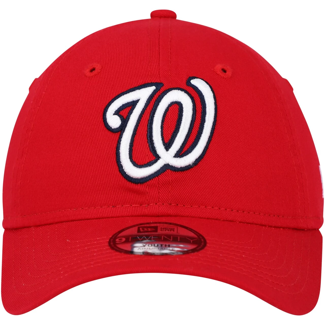 Youth Washington Nationals New Era Red Core Classic 9TWENTY Adjustable Hat - Image 2